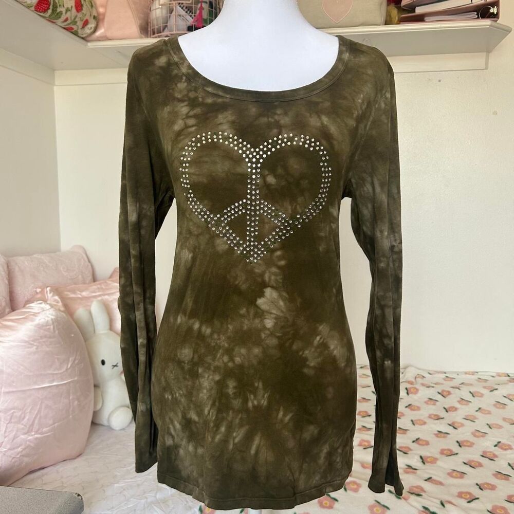 Weatherproof Women's Green and Khaki Shirt